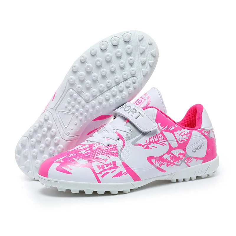 Girls' Soccer Shoes, Magic Tape, TF Studs, Training — product image 3