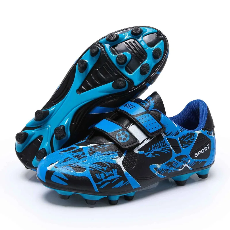 Kids' Soccer Shoes, Magic Tape, Long Studs, Low-Cut — product image 2