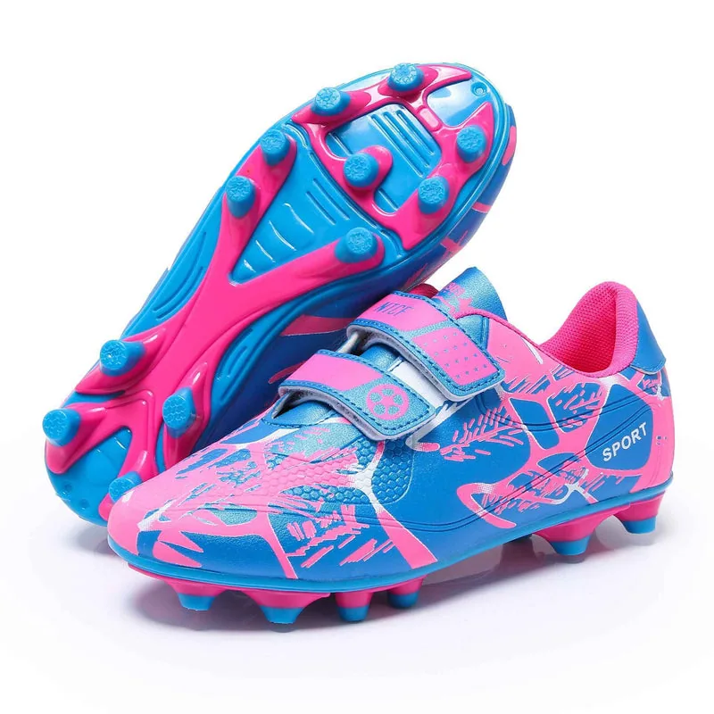 Kids' Soccer Shoes, Magic Tape, Long Studs, Low-Cut — product image 3