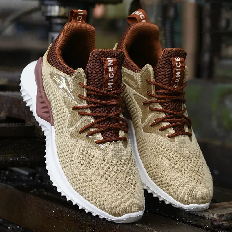 Men's Lightweight Steel Toe Work Shoes, Breathable — product image 3