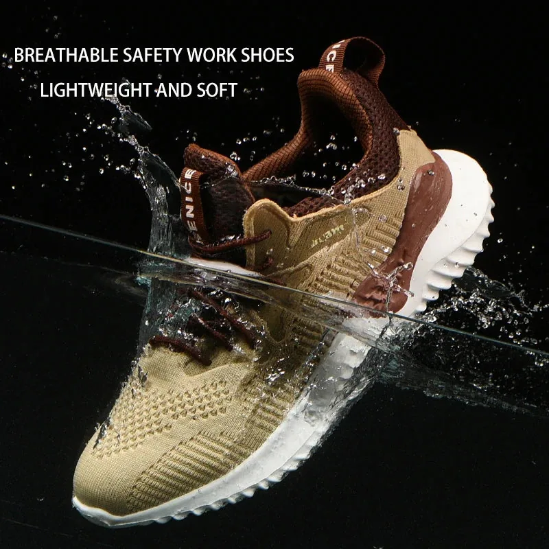 Men's Lightweight Steel Toe Work Shoes, Breathable — product image 5